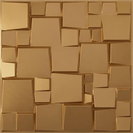 Ekena Millwork 19 5/8in. W x 19 5/8in. H Modern Square EnduraWall Decorative 3D Wall Panel Covers 2.67 Sq. Ft. WP20X20MSBGL
